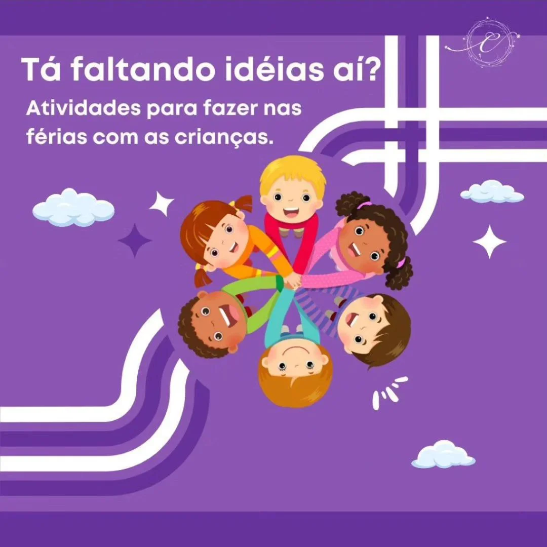Atividades para fazer nas férias com as crianças.